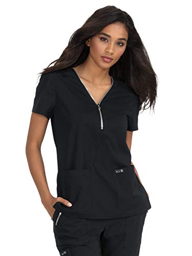 KOI Basics KOI398 Women s Scrub Top Black M