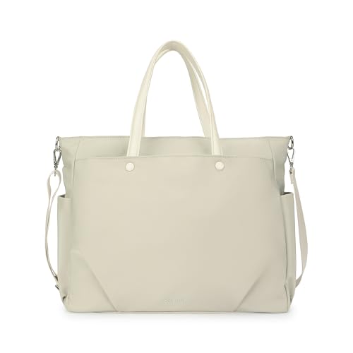 Image of Fastrack Nylon Edge Laptop Tote | Laptop Bag for Women & Men | Dual Carry Options | Fits 15 inch Laptop | Nylon Material