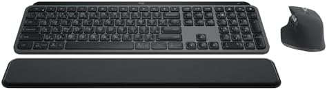 Logitech MX Keys S Combo - Performance Wireless Keyboard and Mous...
