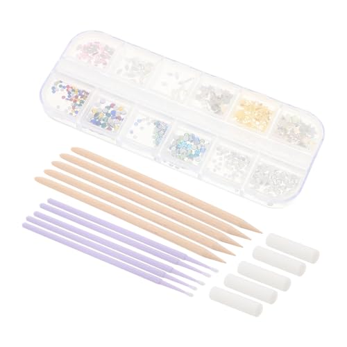 Joyas dentales de metal y cristales transparentes de 13x5.2x1cm para eventos especiales