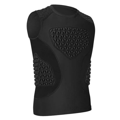 Youth Baseball Chest Protector, Padded Compression Shirt,