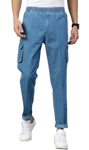 ADBUCKS Men's Regular Fit low Rise Cargo Pant