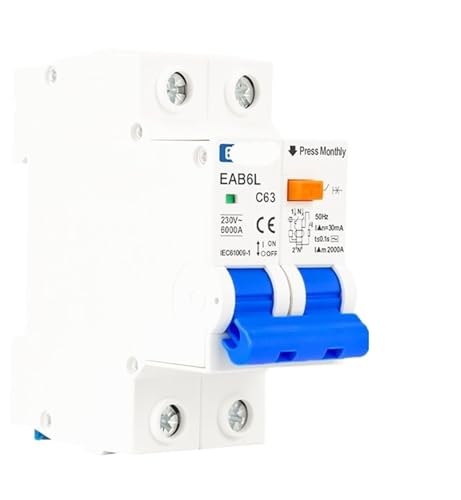 Diferencial RCBO 4P evita sobrecargas y fallas de corriente