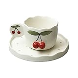 Tasses à café en porcelaine – la tasse possède une surface lisse, ce qui la rend facile à nettoyer, tasses à café en céramique