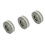 36T Motor Getriebe für Bafang G020 G062 G063, Nabenmotorgetriebe Nylon + Stahl Getriebe, 36 Zähne Achtkant Motor Getriebe Nabenmotor Nylon Getriebe