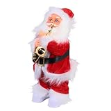 Décoration père noël - peut également un bon choix de cadeau pour vos amis ou vos enfants, ils l'aimeront, musique électrique père noël
