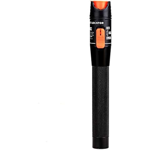 10KM Pen Type Aluminum Alloy 10KM Visual Fault Locator Fiber Optic Cable Tester Meter Universal Connector for CATV Telecommunications Engineering Maintenance Cover