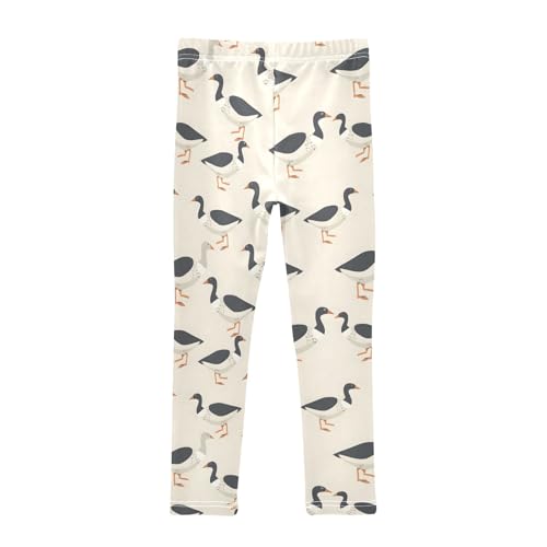 Many Wild Geese Girls Leggings Athletic Pants Tights Stretch Bottom2