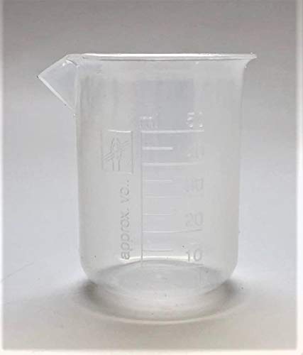 SEOH Beaker Graduated Plastic Griffin Polypropylene 50ml Single