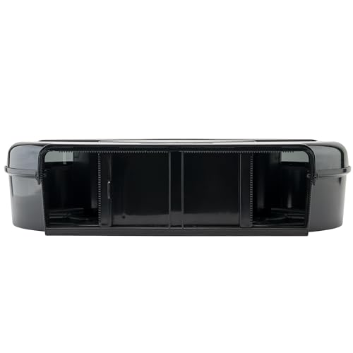 Winco TD-220 Double Roll Jumbo Toilet Paper Dispenser Black Medium by Winco - Image 3
