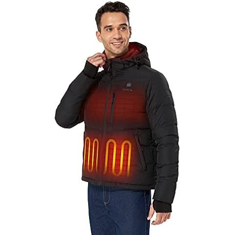 ORORO Men's Heated Down Jacket Cover