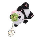 HOMOBABE de Panda de Peluche Adorable Colgante de Animales para Mochilas y Bolsos Detalles y Material Accesorio Kawaii para Adultos