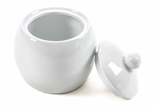 Lattiera Zuccheriera in ceramica, design semplice, senza tempo, 2 pezzi - immagine 4