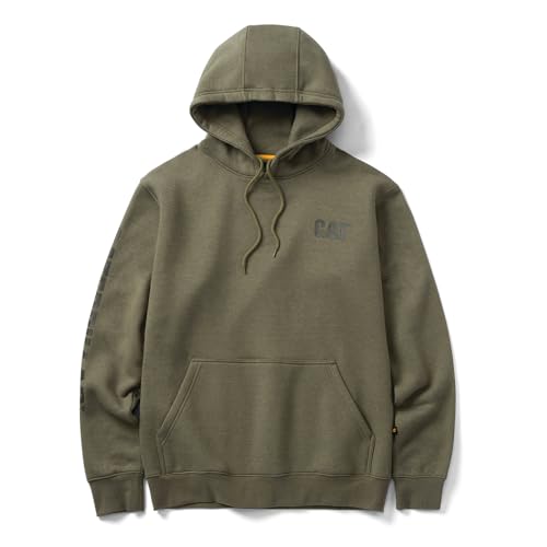 CAT Men's 1910709 Trademark Banner Hooded Sweatshirt - 2X-Large Regular ...