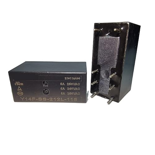 Relais électromagnétique cc Y14F-SS-212L-115 8 broches circuit imprimé
