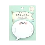 クローズピン 付箋 どうぶつ吹き出しふせん アザラシ FS16486