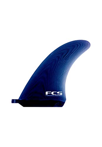 FCS II Single Performance Glass Longboard Fin - Navy - 6