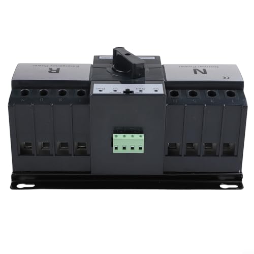 Commutateur de transfert automatique 4P 63A 380V interrupteur de commutation fiable gris - 6