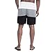 G-III Sports Men's Black/Silver Las Vegas Raiders Sunrise Volley Swim Shorts