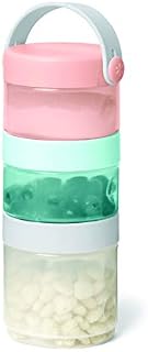 Skip Hop Grab & Go Stackable Formula to Food Container Set, Multi-Color