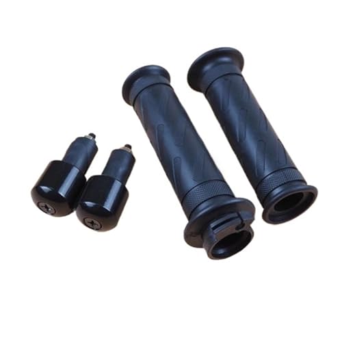 Puños de manillar de 22mm con tapones extremos para motos Suzuki y Honda
