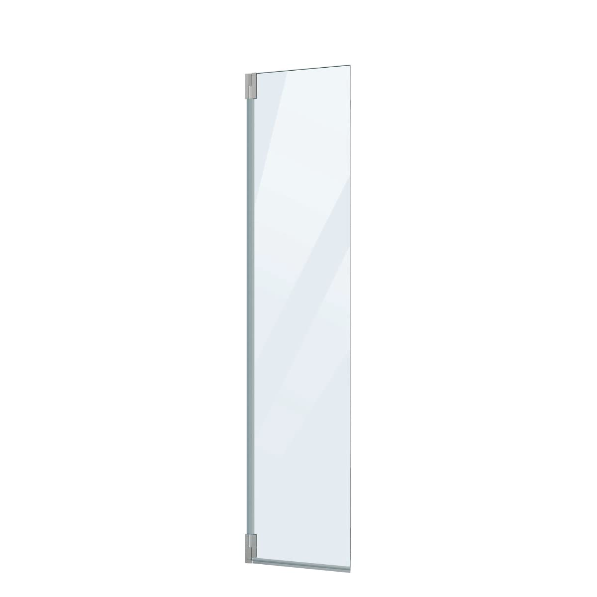 Puerta de Ducha Abatible de 35cm para Completar Fijo de Ducha | Panel de Ducha Abatible de Protección Pivotante ancho de 35cm para hacer más Grande un Fijo de Ducha Ya Instalado | Cromo Brillo
