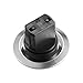 X AUTOHAUX Car Engine Push Start Stop Button Cover for Mercedes-Benz C Class ml GL R CL550 GLK350 2215450714 (only Fit for One-Key Start Stop Function)