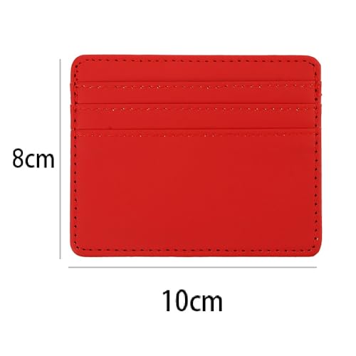 Slim Minimalist Wallet Small Card Bag, PU Leather Card Holder Wallet, Multiple Card Slots Card Case For Women Men(black)2