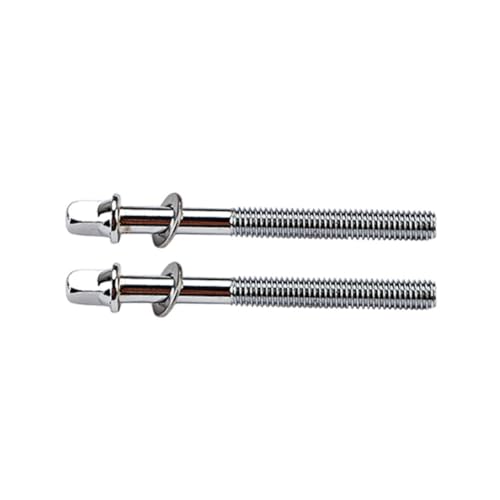 SUPVOX 2pcs 70mm Drum Mounting Screws Metal Fastener Tension Screws Washer for Drum Set Hardware