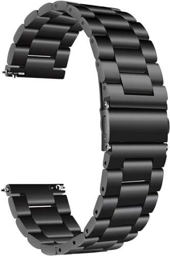 TRUMiRR Reemplazo para Galaxy Watch 46mm/Gear S3 Frontier/Gear S3 Classic, 22mm Correa de reloj de acero inoxidable Correa de liberación rápida para Samsung Gear S3 Classic/Frontier/Galaxy Watch 46mm
