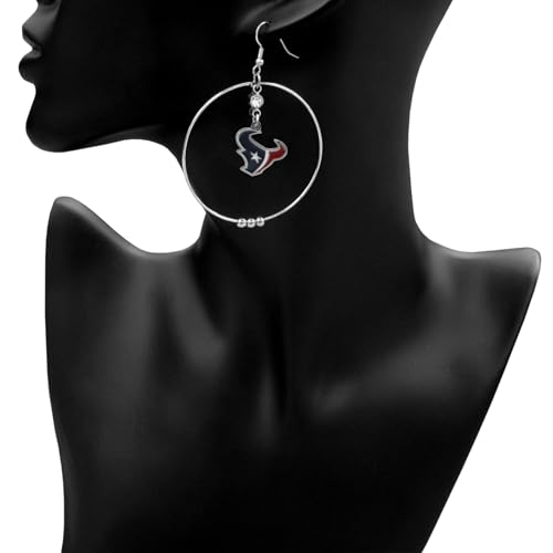 Image of NFL 2-Inch Hoop Earrings