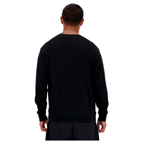 Sweatshirts New Balance mt41547 nero EU - vue 7