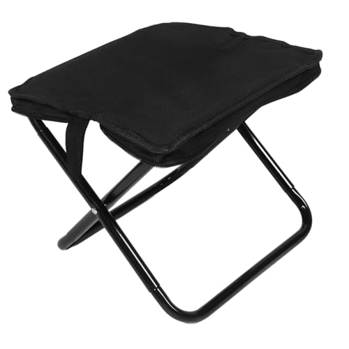 GANAZONO Portable Folding Stool Compact Collapsible Chair for Fishing Hiking Camping Gardening Picnics BBQ Includes Zippered Carry Bag Lightweight and Stylish Design