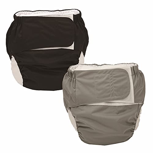 ReUseLife 2 Pieces Adjustable Washable Reusable Cloth Incontinence Underwears for Women and...