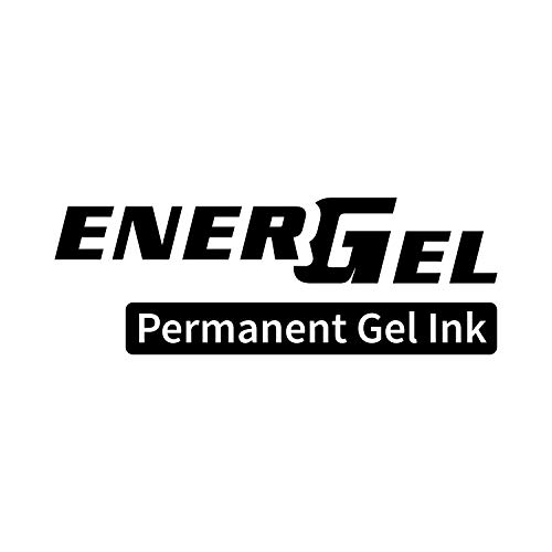 EnerGel Permanent Retractable Rollerball 0.5mm Tinta Roja 12 bolígrafos miniatura 7