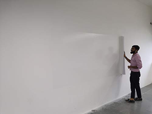 Image of D1 - Self-Adhesive Whiteboard Sticker for Office & Home, Writable Film Sheet for Wall, Wood, Glass, Metal, Plastic (16 Sq. Ft, 4Ft. x 4Ft, 10 cms)