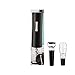 Produktbild Elektro-Wein-Öffner, Schnurloses Elektro Wein Flaschenöffner, Korkenzieher Automatische (Batterie) mit Vakuum-Stoppers Folienschneider Open the bottle quickly (Color : Matte Black Stopper)