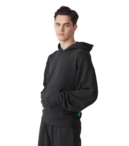 Future Planet Mens Globe Premium Pullover French Terry Soft Cotton Hoodie Sweatshirt Loose Fit3