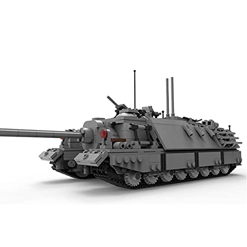 YPZ Technik Panzer Bausteine, Sowjetischer Panzer KV-44 Modellbausatz Panzer, Militär Panzer Bausatz Klemmbausteine… – Bild 3