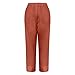 Orange Womens Linen Pants Casual Straight Leg Pants with Pockets Loose Fit Travel Pants Women On Plane Fashion Work Clothes Pantalon Palazzo para Mujer