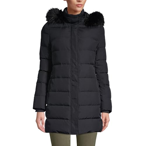 Lands' End Womens Down Winter Coat Black Plus 2x Lands' End Womens Down Winter Coat Black Plus 2x
