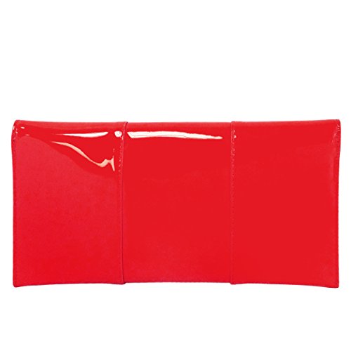 Image of JNB Faux Patent Leather Envelope Candy Clutch