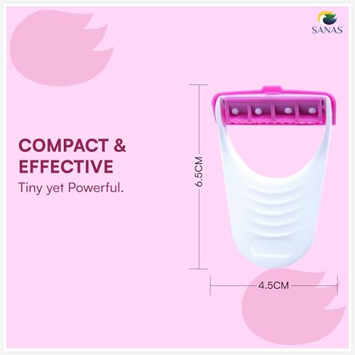 Actifit Women's Disposable Plastic Hair Razor & Bikini Shaving Razor For Women- Pack Of 1 (6 Pcs)