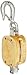 Indusco 16900081 5" Single Wood Manila Rope Block with Hook, 1200 lbs Load Capacity, 5/8" Rope, 3" Sheave