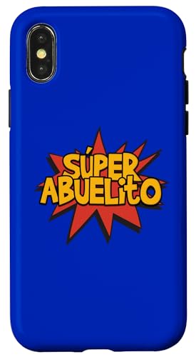 Super Grandfather �R�~�b�N�u�b�N�q�[���[ - �X�y�C����A�u�G�� �X�}�z�P�[�X iPhone X/XS �p