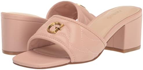 GUESS Women's ULLIY Heeled Sandal, Nude 110, 8 | Image 6