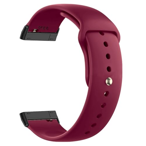 Image of YODI Watch Band Compatible with Fitbit Versa 4 / Fit bit Versa 3 / Fitbit Sense /Sense 2 Band, Soft Replacement Silicone Wristband for Women Flexible Waterproof Sport Watch Strap for Men Large