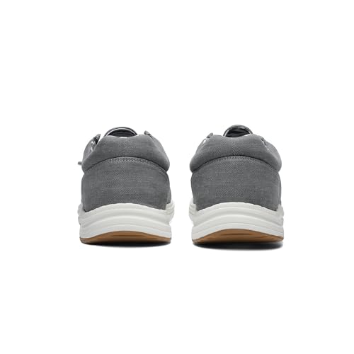 Bruno Marc Men's Casual Slip-on Loafers Stretch Shoes 1.0,Size 11,Grey-Arch-Support,BLS211-1