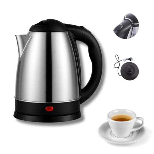 Chaleira Elétrica Inox 1.8 Litros 1000W Automática com Desligamento e Base 360°