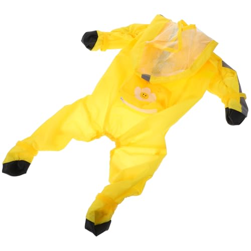 Levemolo Reflective Dog Raincoat Waterproof Small Dog Poncho Rain Boots for Pups Comfortable Pet Jacket